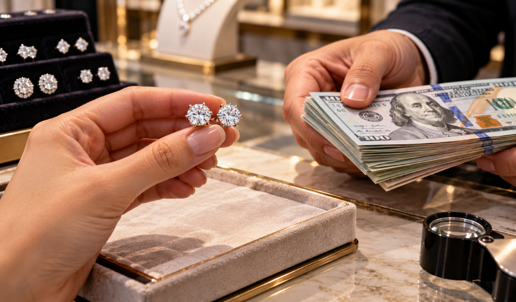 Want to Sell Diamond Earrings Near Me This Cyber Monday? What to Check?